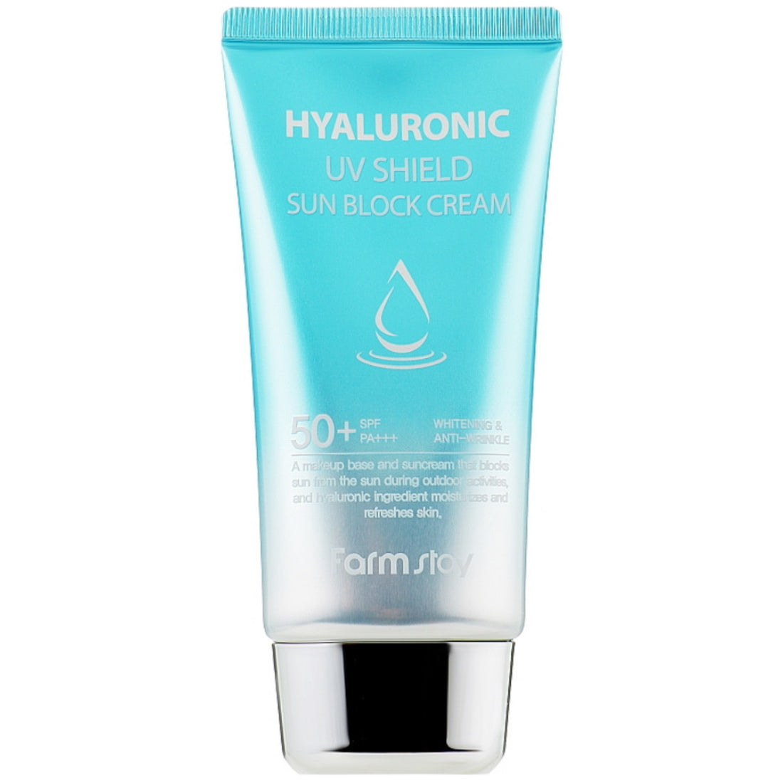 FARM STAY HYALURONIC UV SHIELD SUN BLOCK CREAM SPF 50+ PA+++ 70G (EXP:03/2027)