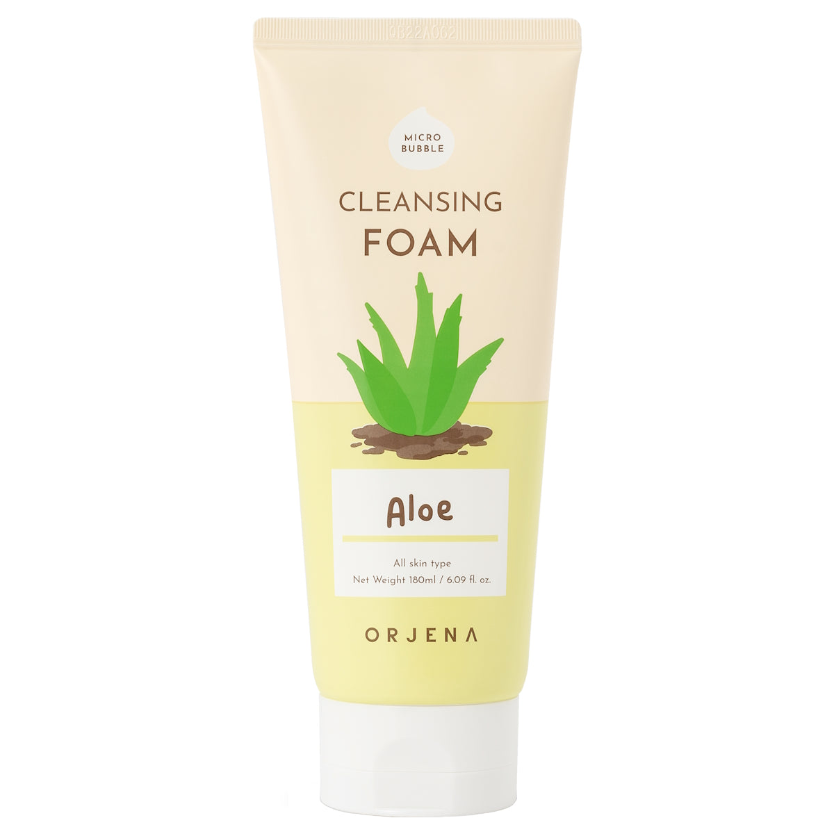 ORJENA SMILE DAY CLEANSING FOAM ALOE 180ML
