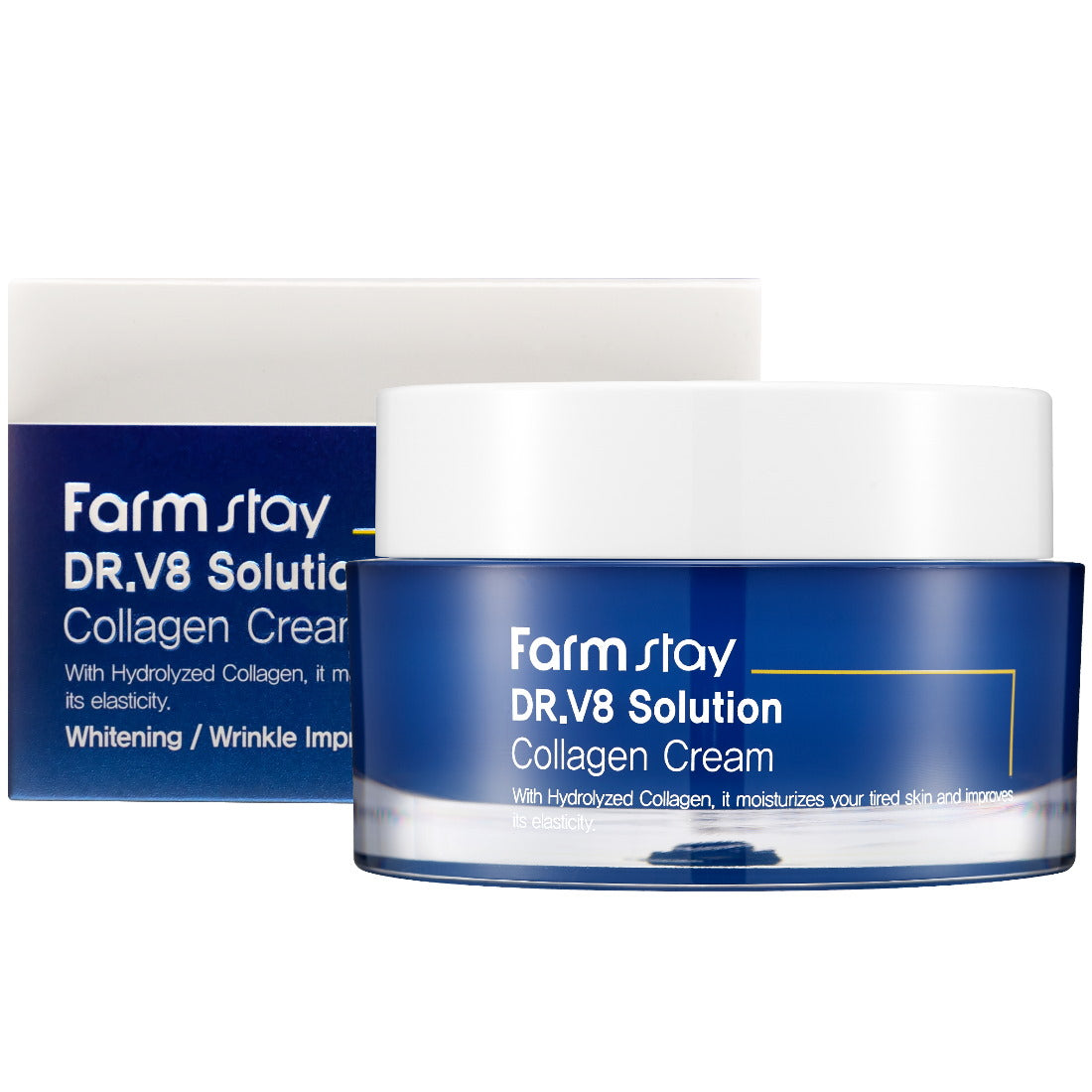 FARM STAY DR.V8 SOLUTION COLLAGEN CREAM 50ML