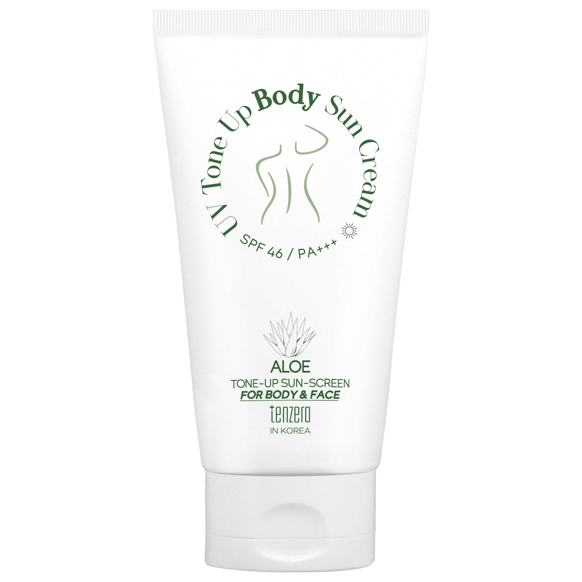 TENZERO ALOE UV TONE UP BODY SUN CREAM SPF46 PA+++ 150G