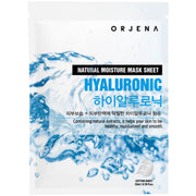 ORJENA NATURAL MOISTURE MASK SHEET HYALURONIC 23ML (EXP:05/2027)