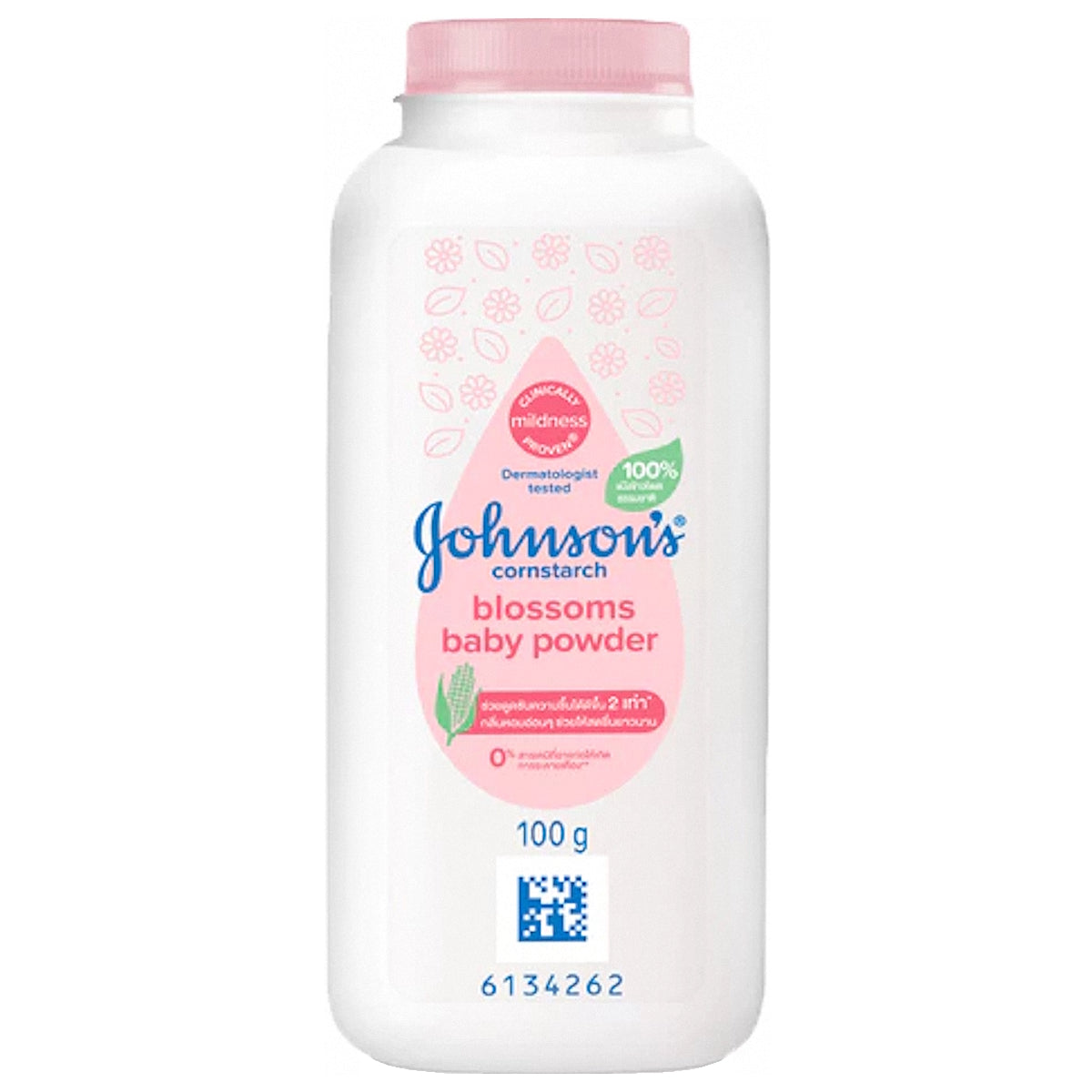 JOHNSON'S CORNSTARCH BABY POWDER BLOSSOMS 100G