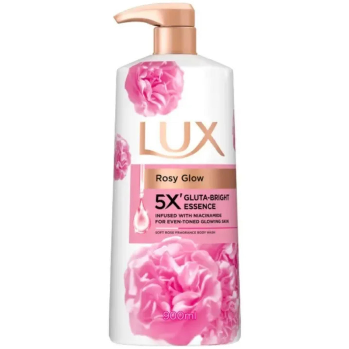 LUX ROSY GLOW BODY WASH 900ML