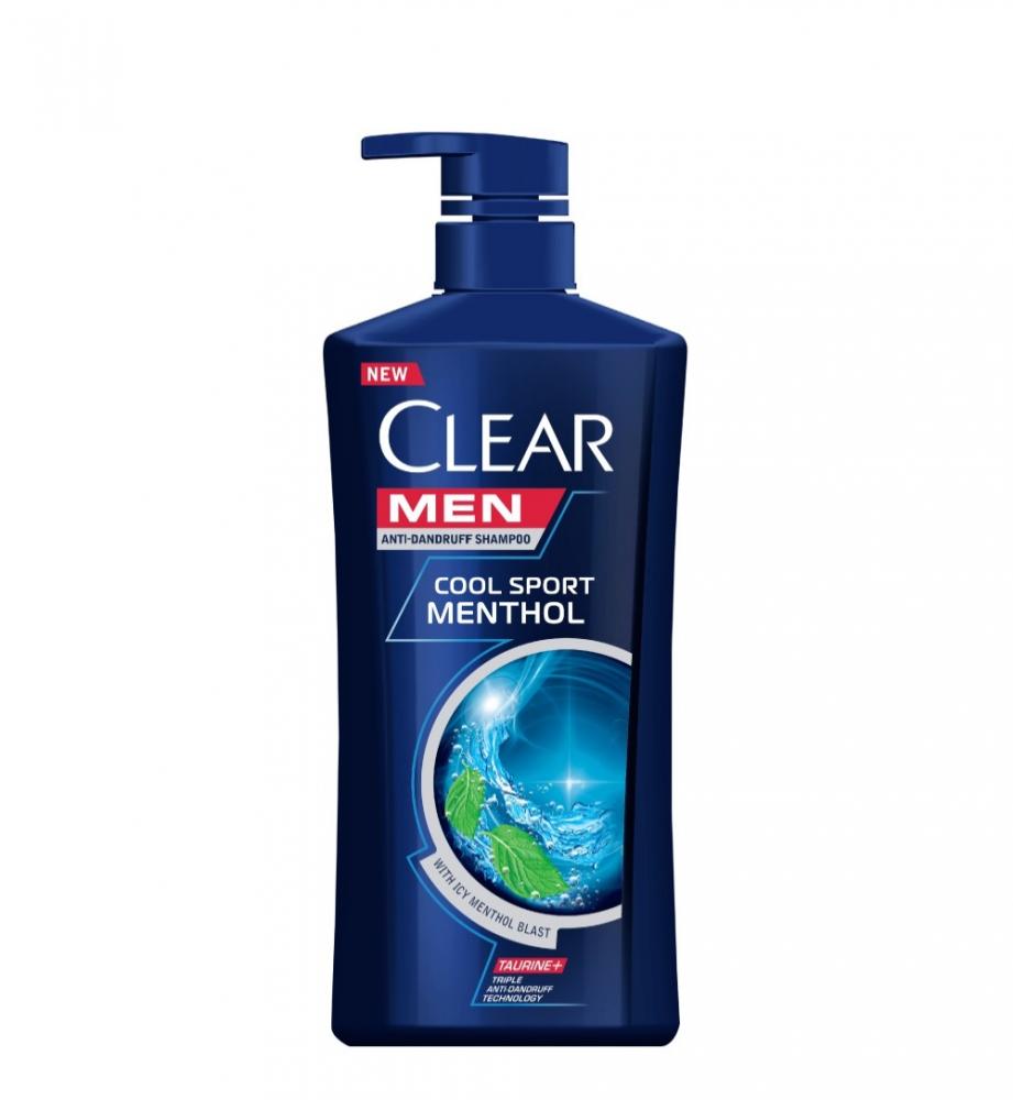 CLEAR MEN ANTI-DANDRUFF COOL SPORT MENTHOL SHAMPOO 650ML