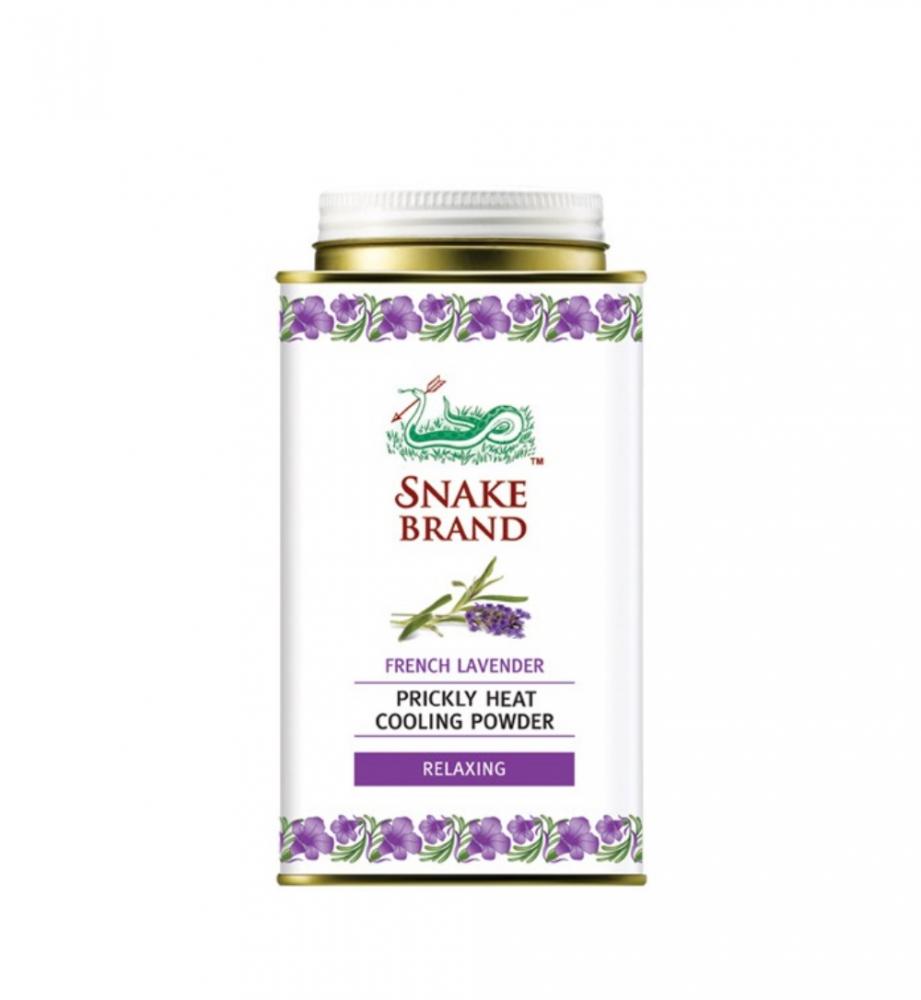 ST LUKES SNAKE BRAND PRICKLY HEAT POWDER 140G (RELAXING LAVENDER)