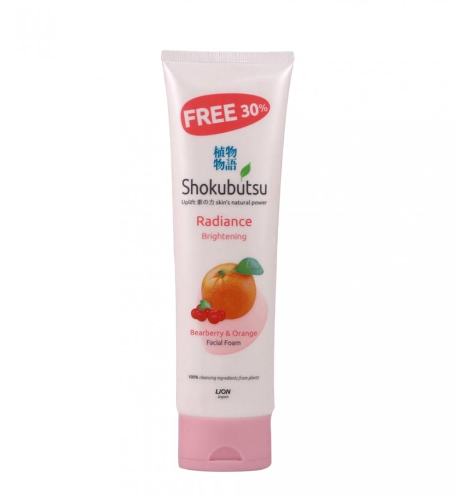 SHOKUBUTSU RADIANCE BRIGHTENING FACIAL FOAM 130G