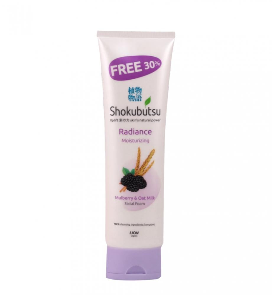 SHOKUBUTSU RADIANCE MOISTURIZING FACIAL FOAM 130G