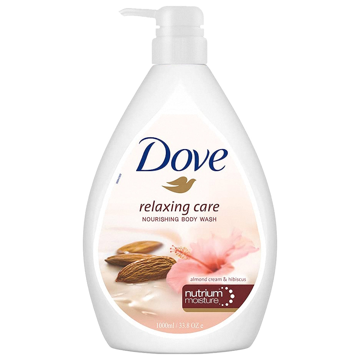 DOVE BODY WASH ALMOND CREAM & HIBISCUS 1L