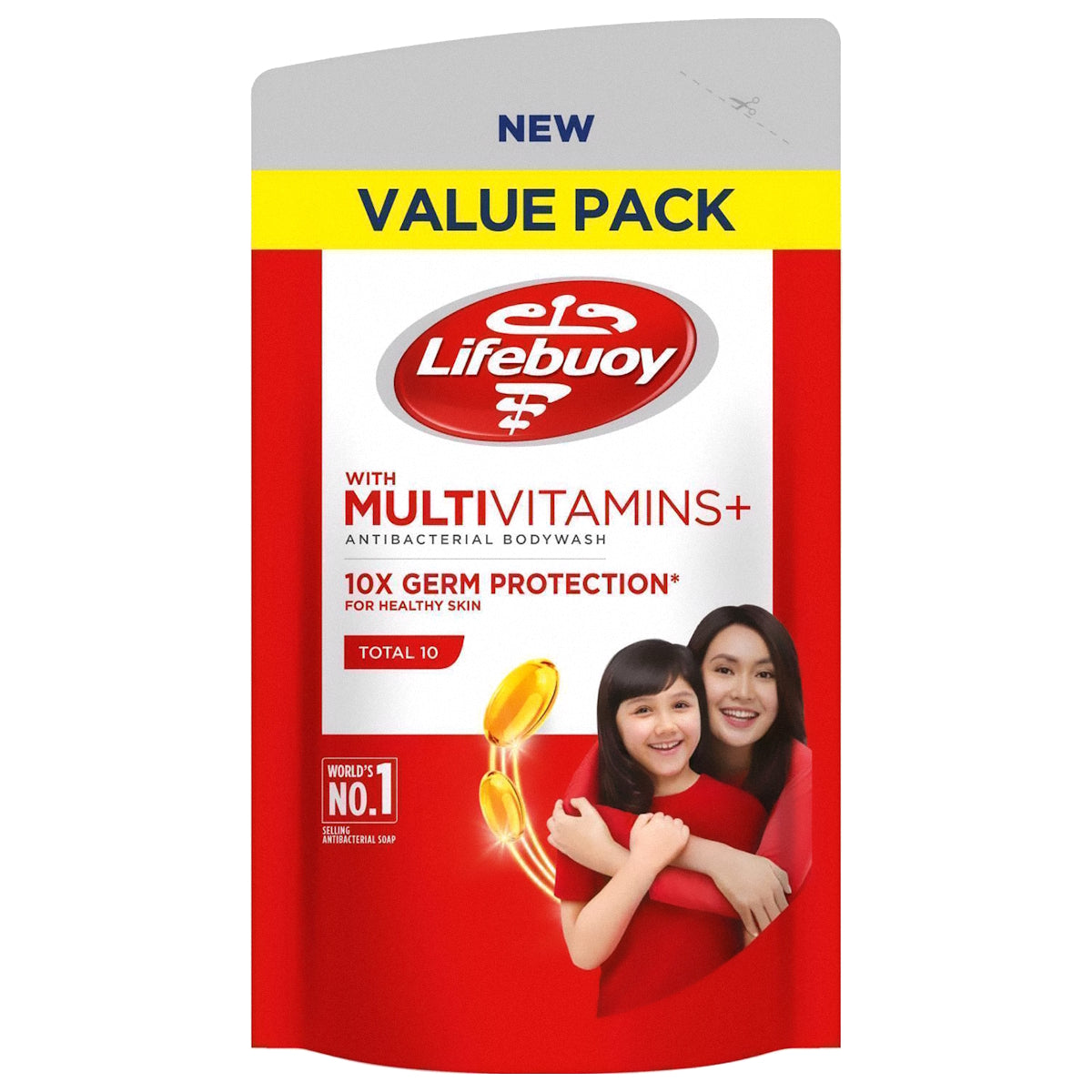 LIFEBUOY BODY WASH REFILL - TOTAL 10 800ML