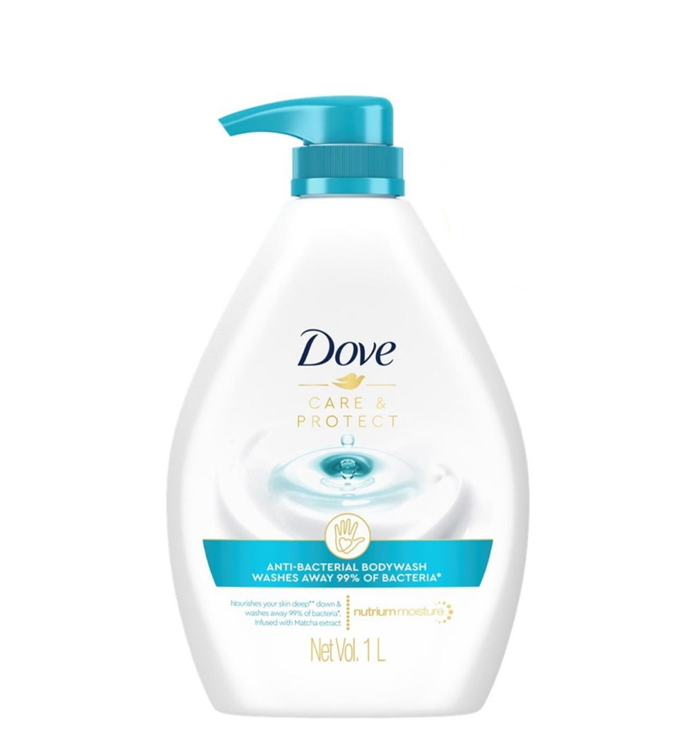 DOVE SHOWER CARE & PROTECT ANTI-BACTERIAL 1L