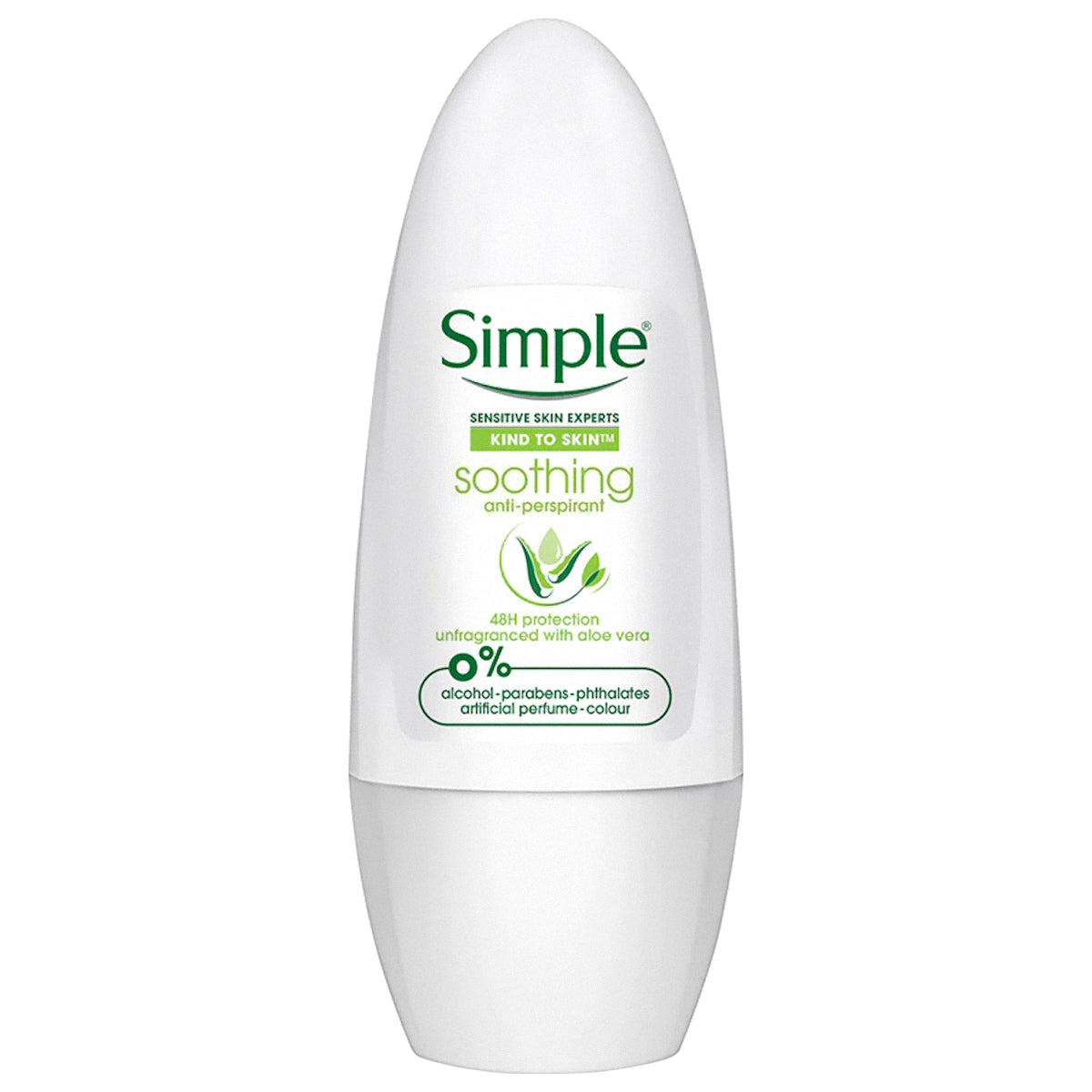 SIMPLE DEODORANT ROLL ON SOOTHING 45ML (EXP: 07/2027)