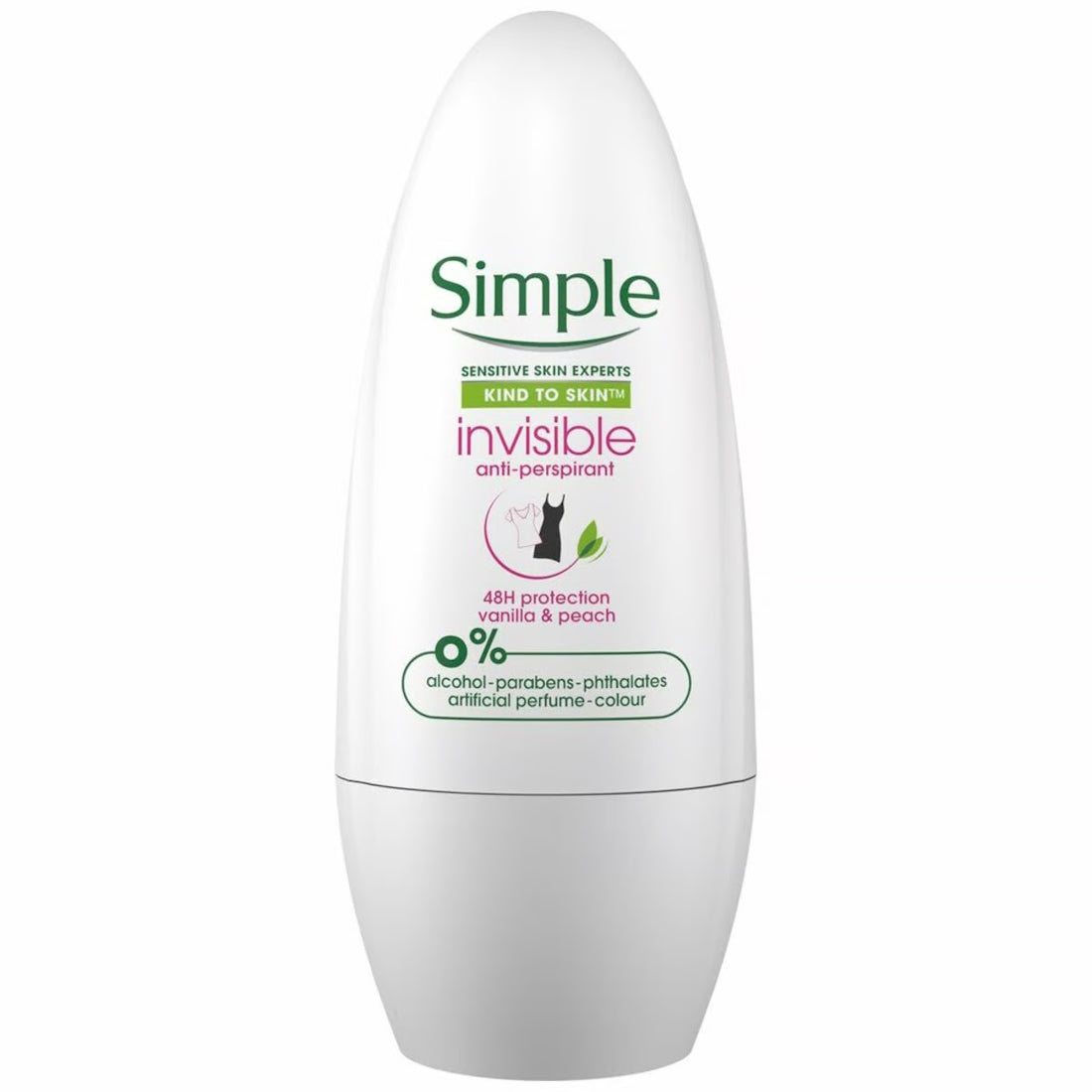 SIMPLE ROLL ON INVISIBLE 45ML  (EXP:04/2027)