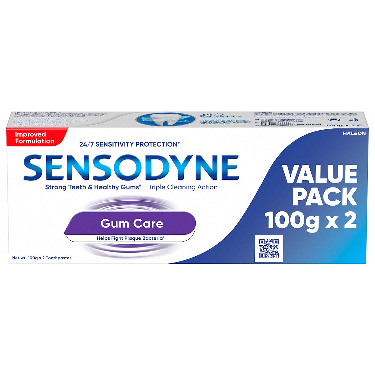 SENSODYNE GUM CARE TOOTHPASTE 2X100G