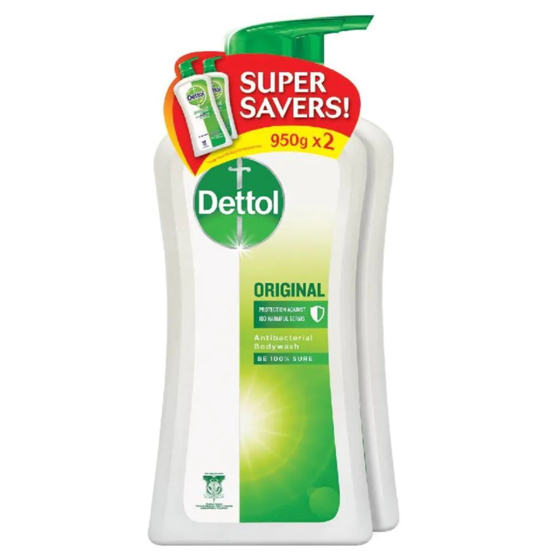 DETTOL SHOWER GEL ORIGINAL 2 X 900ML  (EXP:05/2027)