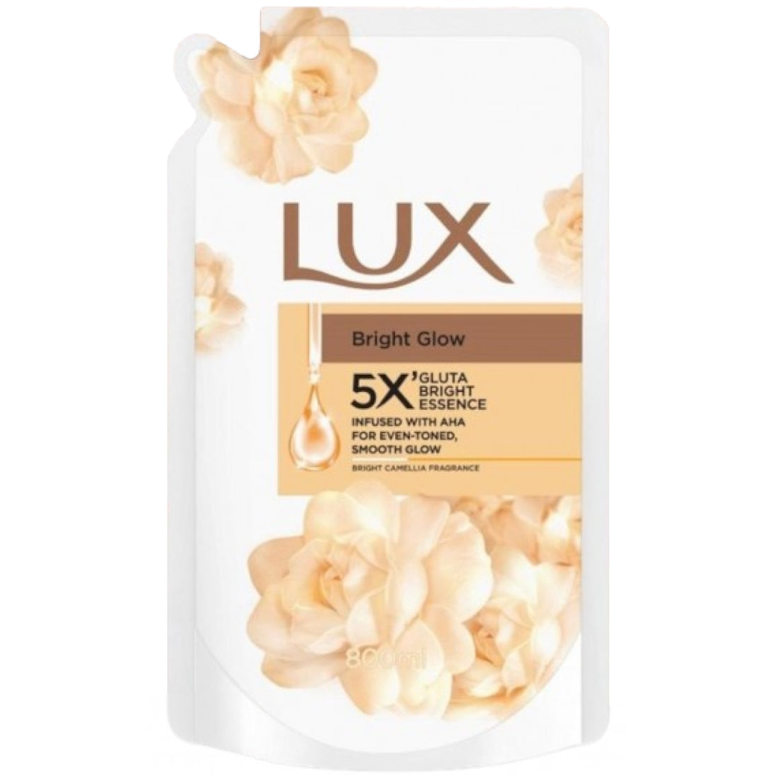 LUX BRIGHT GLOW BODY WASH REFILL 800ML