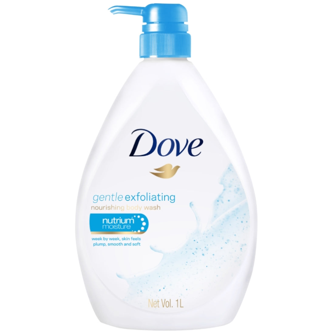 DOVE SHOWER GENTLE EXFOLIATING 1L