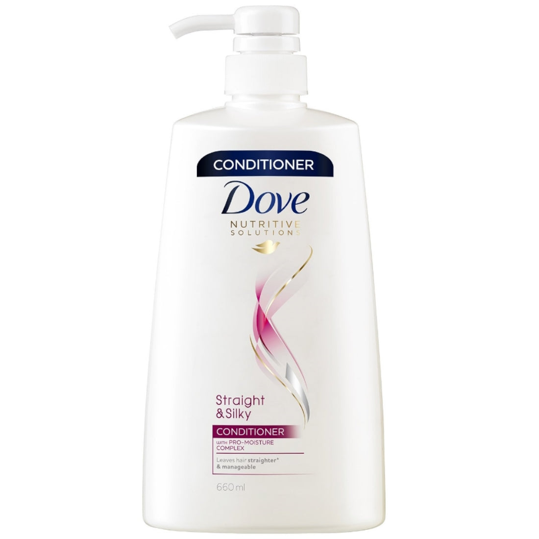 DOVE CONDITIONER STRAIGHT & SILKY 660ML