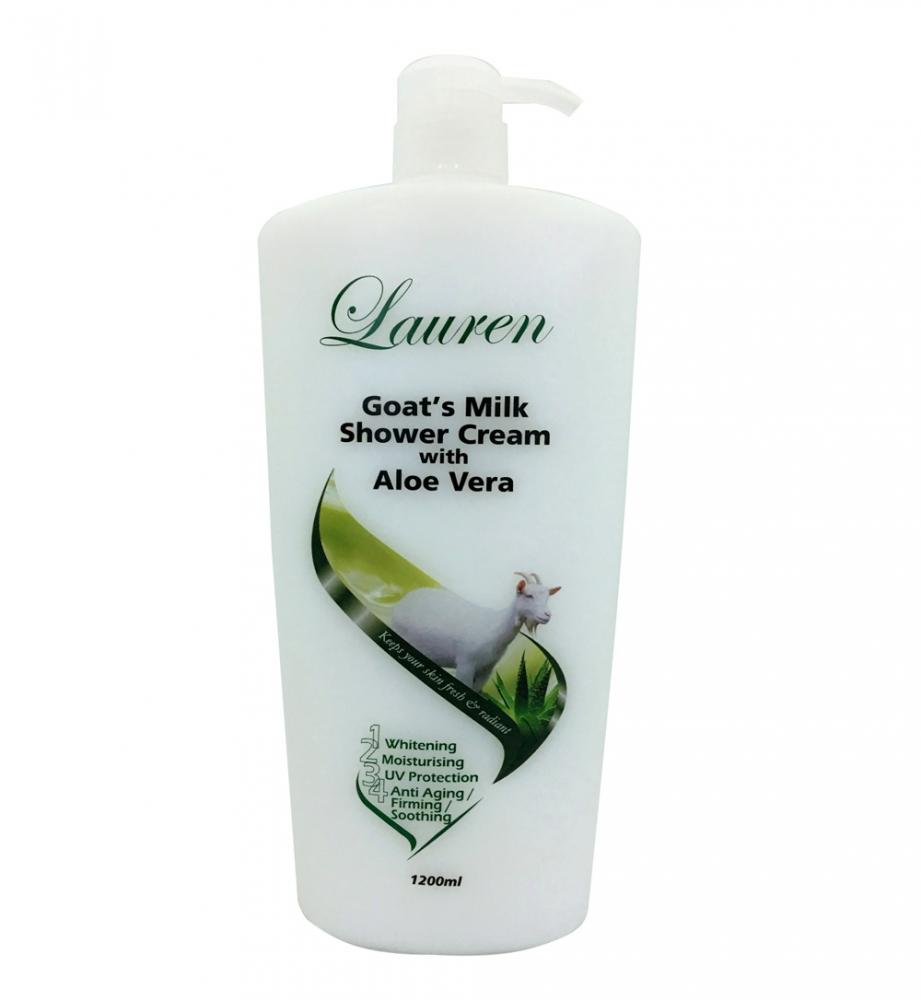 LAUREN GOAT'S MILK SHOWER CREAM WITH ALOE VERA 1200ML