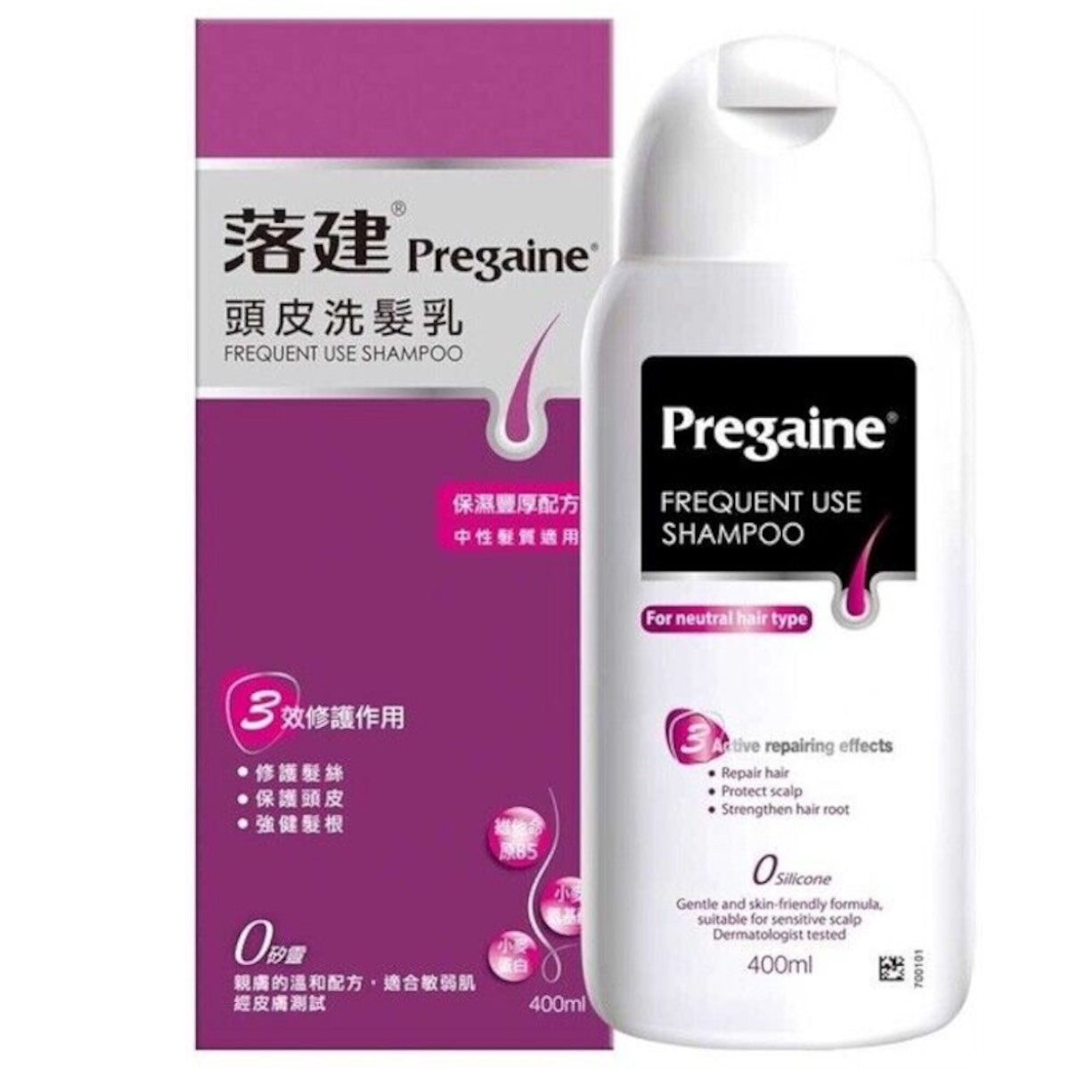 PREGAINE FREQUENT USE SHAMPOO 400ML