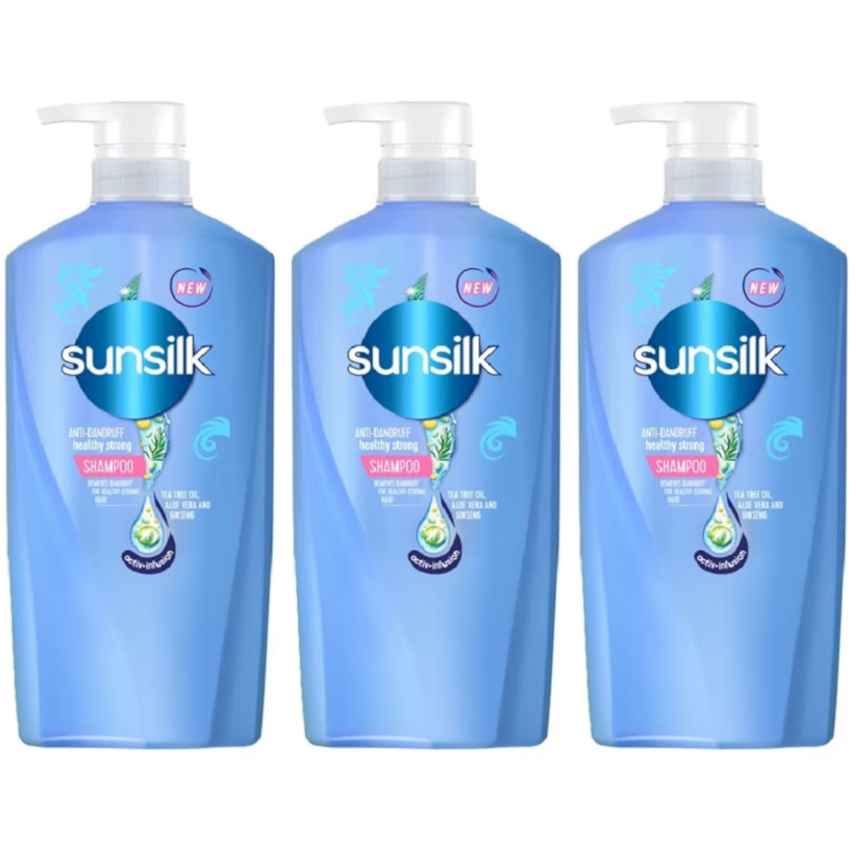 (BUNDLE OF 3) SUNSILK ANTI-DANDRUFF SHAMPOO 625ML