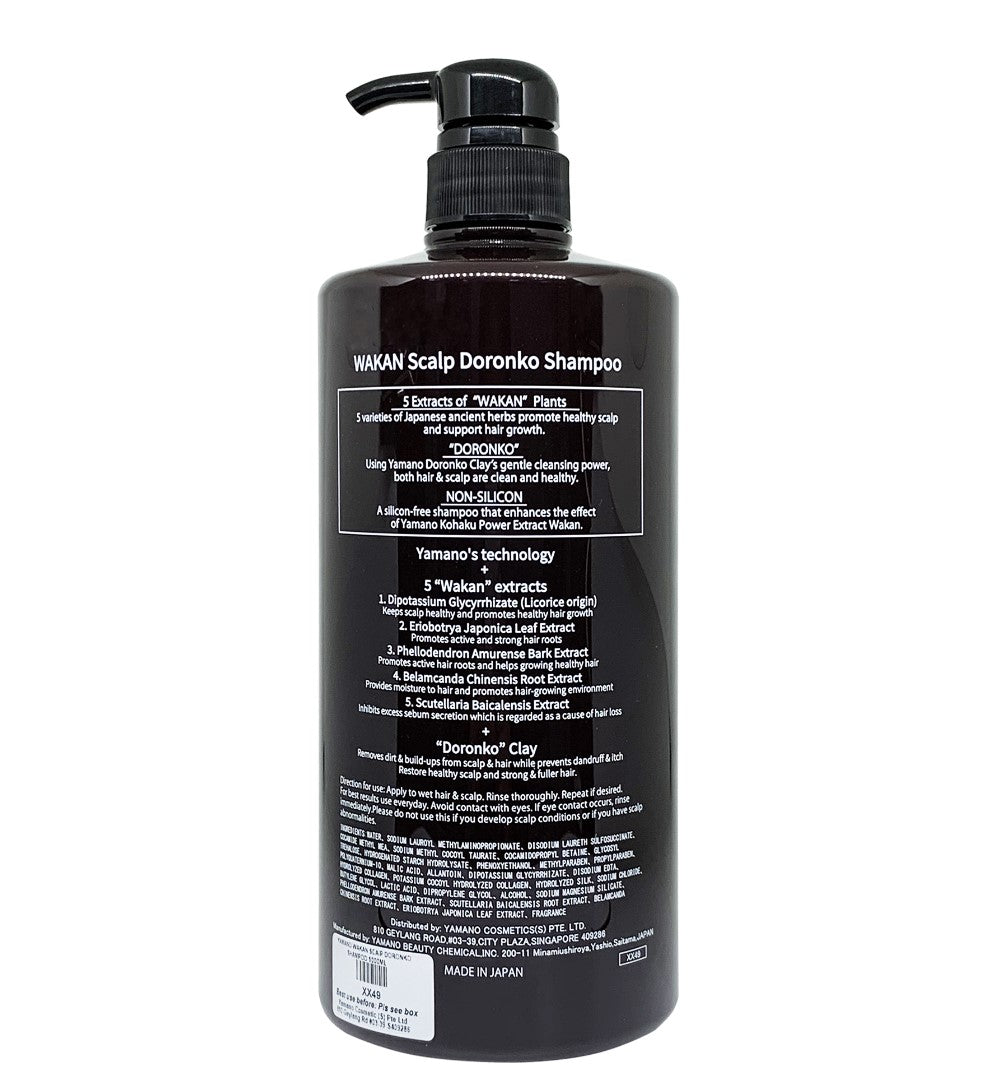 YAMANO WAKAN SCALP DORONKO SHAMPOO 1000ML