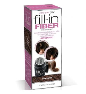COVER YOUR GRAY FILL IN FIBER WITH PROCAPIL (DARK BROWN) 12G