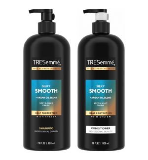 (BUNDLE OF 2) TRESEMME SILKY & SMOOTH SHAMPOO + CONDITIONER 828ML