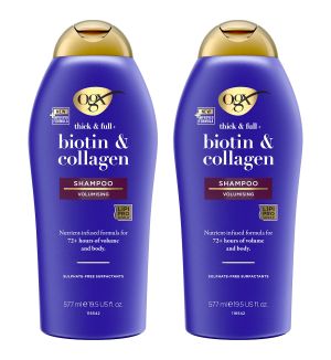 (BUNDLE OF 2) OGX BIOTIN & COLLAGEN SHAMPOO 577ML