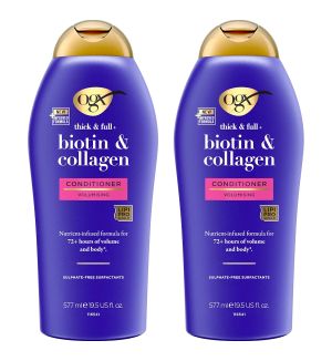 (BUNDLE OF 2) OGX BIOTIN & COLLAGEN CONDITIONER 577ML