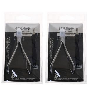 (BUNDLE OF 2) MUST 6423 CUTICLE NIPPER WITH TRIMMER