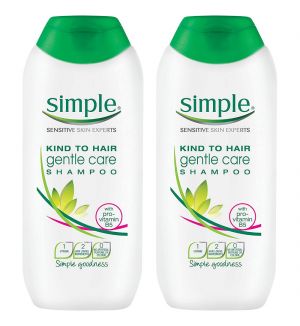 (BUNDLE OF 2) SIMPLE KIND TO HAIR GENTLE CARE SHAMPOO 200ML