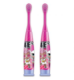 (BUNDLE OF 2) FIREFLY LOL SURPRISE BATTERY POWERED TOOTHBRUSH