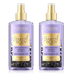 (BUNDLE OF 2) EVELINE SENSUAL BODY MIST PERFUMED BODY MIST NIGHT COQUETTE 150ML