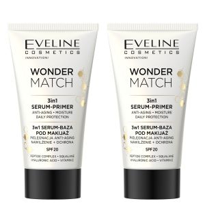 (BUNDLE OF 2) EVELINE WONDER MATCH 3 IN 1 SERUM-PRIMER 30ML