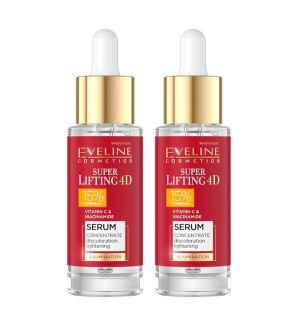 (BUNDLE OF 2) EVELINE SUPER LIFTING 4D SERUM ILLUMINATION 30ML