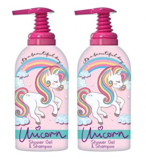 (BUNDLE OF 2) BI-ES UNICORN BEAUTIFUL DAY SHOWER GEL & SHAMPOO 1000ML