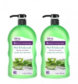 (BUNDLE OF 2) BL HAIR & BODY WASH WITH ALOE VERA EXTRACT 1000ML
