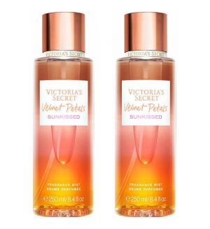 (BUNDLE OF 2) VICTORIA'S SECRET VELVET PETALS SUNKISSED FRAGRANCE MIST 250ML