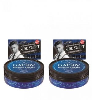 (BUNDLE OF 2) GATSBY DRESSING POMADE YUPPIE MAT (BLUE) 