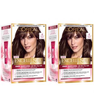  (Bundle of 2) L'Oreal Excellence Creme 4 Brown
