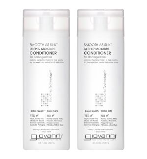 (BUNDLE OF 2) GIOVANNI SMOOTH AS SILK CONDITIONER 250ML