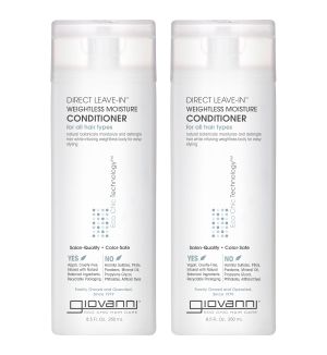 (BUNDLE OF 2) GIOVANNI DIRECT LEAVE-IN CONDITIONER 250ML
