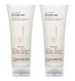 (BUNDLE OF 2) GIOVANNI L.A. HOLD STYLING GEL STRONG HOLD 201ML