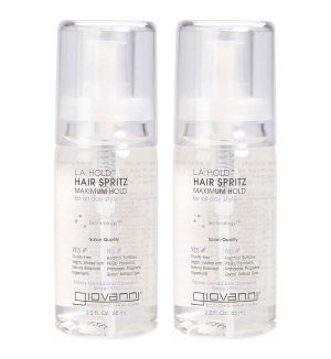 (BUNDLE OF 2) GIOVANNI L.A. HOLD HAIR SPRITZ MAXIMUM HOLD 65ML