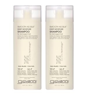 (BUNDLE OF 2) GIOVANNI SMOOTH AS SILK SHAMPOO 250ML