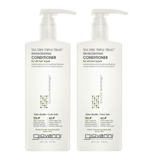 (BUNDLE OF 2) GIOVANNI TEA TREE TRIPLE TREAT CONDITIONER 710ML