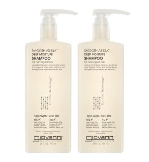 (BUNDLE OF 2) GIOVANNI SMOOTH AS SILK SHAMPOO 710ML