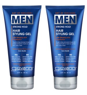 (BUNDLE OF 2) GIOVANNI MEN STRONG HOLD HAIR STYLING GEL 201ML