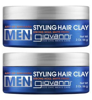 (BUNDLE OF 2) GIOVANNI MEN STYLING HAIR CLAY 56G