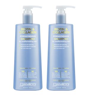 (BUNDLE OF 2) GIOVANNI BIOTIN & COLLAGEN SHAMPOO 710ML